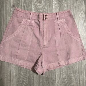 Universal Thread Womens Pink High Waist Shorts Size 12 Casual Summer